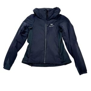 Arcteryx Atom LT Hoody Womens XS Black Insulated Full Zip Hooded Jacket